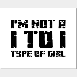 I'm not a 1 to 1 type of girl. Posters and Art